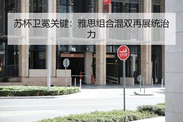 苏杯卫冕关键：雅思组合混双再展统治力